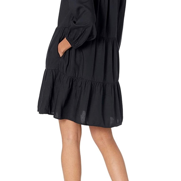Amazon The Drop long sleeve tiered mini dress, with pockets! - Picture 2 of 4